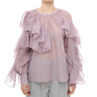 Ženska košulja Vero Moda Sabrina o-neck flounce top