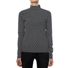 Ženska rolka Karl Lagerfeld Aop Monogram Long Sleeve Top
