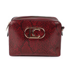 Ženska torba Lola Oval logo snake effect crossbody bag