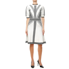 Ženska haljina Karl Lagerfeld 3/4 Sleeve Knit Dress