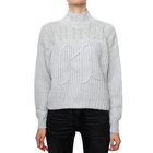 Ženski džemper Karl Lagerfeld Chunky Kl Soutache Turtleneck