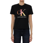 Ženska majica Calvin Klein SATIN BONDED BLURRED CK TEE