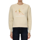 Ženski duks Calvin Klein SATIN BONDED BLURRED CK CREWNECK