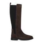 Ženske čizme Tommy Hilfiger Flag suede long boot