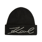 Ženska zimska kapa Karl Lagerfeld K/signature rhinestones beanie