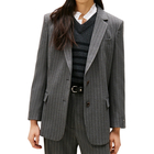 Ženski sako Tommy Hilfiger Pinstripe relaxed blazer