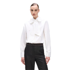 Ženska košulja Karl Lagerfeld retro poplin bow blouse