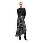 Ženska haljina Karl Lagerfeld paris sketch fabric mix dress