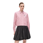 Ženska košulja Karl Lagerfeld Ikon choupette cropped shirt