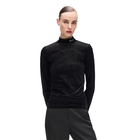 Ženska rolka Karl Lagerfeld sparkle velvet longsleev