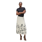 Ženska suknja Karl Lagerfeld Paris sketch pleated skirt