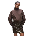 Ženska suknja Karl Lagerfeld Patent leather skirt