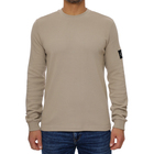Muški duks CALVIN KLEIN MONOGRAM BADGE WAFFLE LS TEE