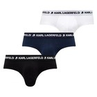Muški veš Karl Lagerfeld Logo Briefs Set (Pack Of 3)