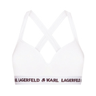 Ženski top Karl Lagerfeld Padded Logo Bra