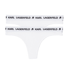 Ženski veš Karl Lagerfeld Logo Thong ( Pack Of 2)