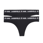 Ženski veš Karl Lagerfeld Logo Thong ( Pack Of 2)