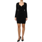 Ženska haljina Karl Lagerfeld Fan Lurex Jersey dress