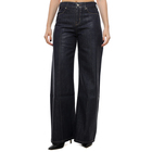 Ženske farmerke Karl Lagerfeld Coated Wide Leg Denim Pants