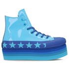 Ženske patike Converse MS CTAS PLATFORM HI GNARLY BLUE/BLUE