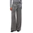 Ženske pantalone Karl Lagerfeld Flannel everyday pants