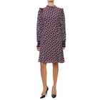 Ženska haljina Tommy Hilfiger VIS MONOGRAM KNEE DRESS LS