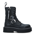 Ženske čizme Karl Lagerfeld Patrol II Buckle Strap Hi Boot