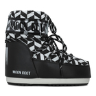 Ženske čizme Moon Boot Icon low opt black/white