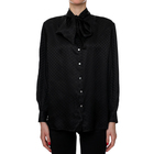Ženska košulja Karl Lagerfeld MONOGRAM SILK BLOUSE