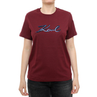 Ženska majica Karl Lagerfeld signature sequins t-shirt