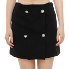 Ženska suknja Lola By maite metallic quilted midi anorak