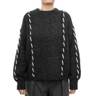 Ženski džemper Vero Moda Ilina o-neck handstitch pullover
