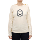 Ženski duks Marina Militare T-Shirt M/L Panna